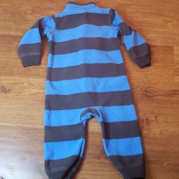 Carters Fleece Zip Up Onesie - Picture 5 of 6